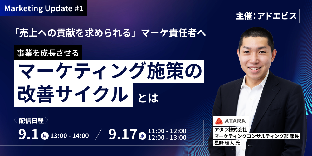事業を成長させるマーケティング施策の改善サイクルとは